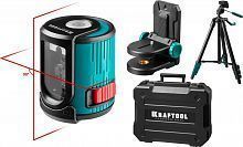 KRAFTOOL CL 20 #4 нивелир лазерный, 20 м, IP54, точн. +/-0,2 мм/м, держатель, штатив, в кейcе