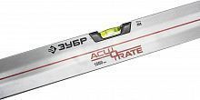 Уровень ЗУБР "ACURATE 3" коробчатый усиленный, 3 ампулы, 150см