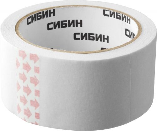 Малярная лента креповая, 48мм х 25м, CИБИН Малярная лента креповая, 48мм х 25м, CИБИН