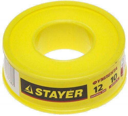 Фумлента STAYER "MASTER", плотность 0,40 г/см3, 0,075ммх12ммх10м Фумлента STAYER "MASTER", плотность 0,40 г/см3, 0,075ммх12ммх10м