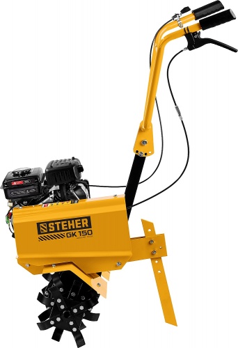 STEHER GK-150 культиватор бензиновый 94 см3, 450 мм ширина обработки, фреза 250 мм, 1 скорость, 35 кг фото 5 STEHER GK-150 культиватор бензиновый 94 см3, 450 мм ширина обработки, фреза 250 мм, 1 скорость, 35 кг фото 5