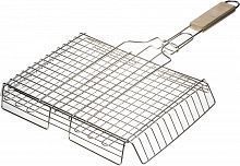 Решетка-гриль GRINDA "BARBECUE", объемная, нержавеющая сталь, 340х260мм