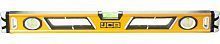 Уровень JCB коробчатый, магнитный, 2 фрезерованные базовые поверхности, 3 ампулы, крашенный, с ручками, 0,5мм/м, 60см