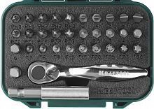 Набор бит "EXPERT"с мини трещоткой 1/4", KRAFTOOL 26157-H33, 33 предмета