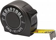 KRAFTOOL MG-Kraft  5м / 19мм  ударопрочная профессиональная рулетка в металлическом корпусе