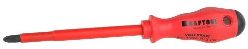 Отвертка KRAFTOOL "VOLT-KRAFT" 1000В, PH №3-150мм Отвертка KRAFTOOL "VOLT-KRAFT" 1000В, PH №3-150мм