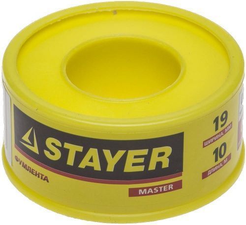 Фумлента STAYER "MASTER", плотность 0,40 г/см3, 0,075ммх19ммх10м Фумлента STAYER "MASTER", плотность 0,40 г/см3, 0,075ммх19ммх10м