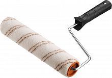 Валик малярный "ОПТИМА-МИКРОТЕКС", пропитки и средства защиты древесины, микрофибра, ворс 7 мм, бюгель 6 мм, 40х240мм, ЗУБР