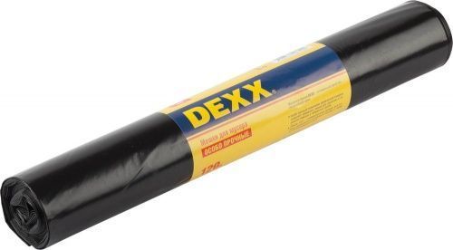Мешки для мусора DEXX, черные, 120л, 10шт Мешки для мусора DEXX, черные, 120л, 10шт