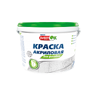 Краска акриловая для фасадов белоснежная (14кг)