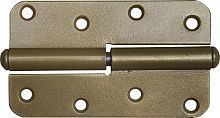 Петля накладная стальная "ПН-110", цвет золотой металлик, правая, 110мм