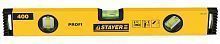STAYER PROFILevel 400 мм уровень строительный фрезерованный