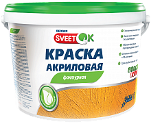 Краска акриловая фактурная белая (15,7кг)