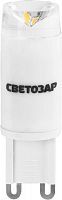 Лампа СВЕТОЗАР светодиодная "LED technology", цоколь G9, теплый белый свет (3000 К), 2,5Вт (20)