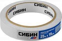Малярная лента, креповая, 19мм х 25м, CИБИН