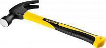 STAYER Fiberglass 680 г молоток-гвоздодёр столярный с фиберглассовой рукояткой