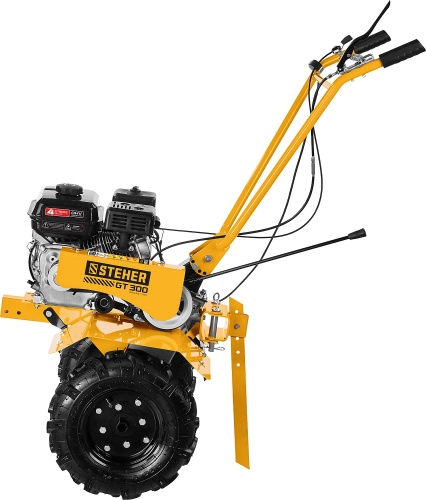 STEHER GT-300 мотоблок бензиновый 212 см3,  850 мм ширина обработки, фреза 350 мм, скорости: 2 вперед  / 1 назад, 78 кг, комплектация: набор фрез, кол фото 6