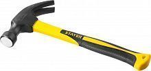 STAYER Fiberglass 560 г молоток-гвоздодёр столярный с фиберглассовой рукояткой