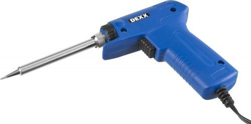 Паяльник DEXX, 2 уровня мощности 30-130Вт, пистолетная рукоятка Паяльник DEXX, 2 уровня мощности 30-130Вт, пистолетная рукоятка